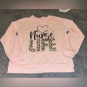 Graphic Crew Neck for Nurses
